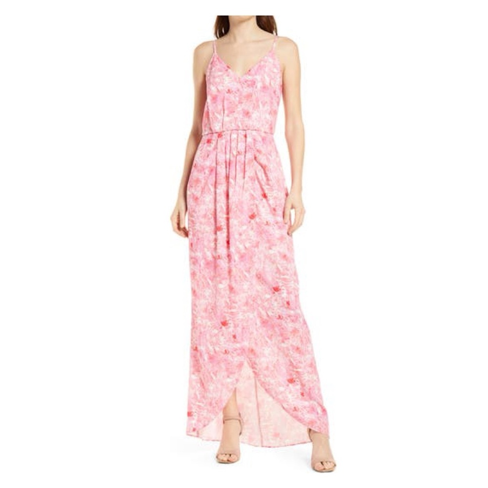 NEW Chelsea 28 Faux Wrap Cami Dress Sz M
